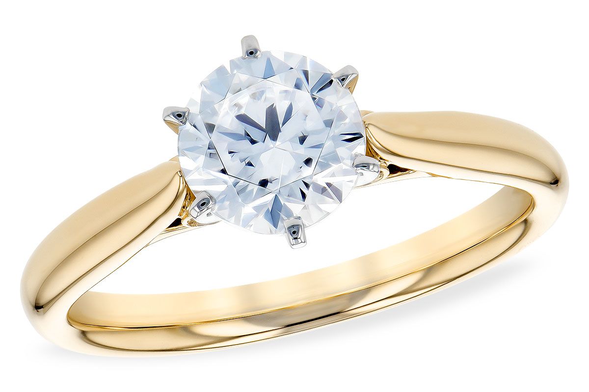 Classic Gold Diamond Engagement Ring