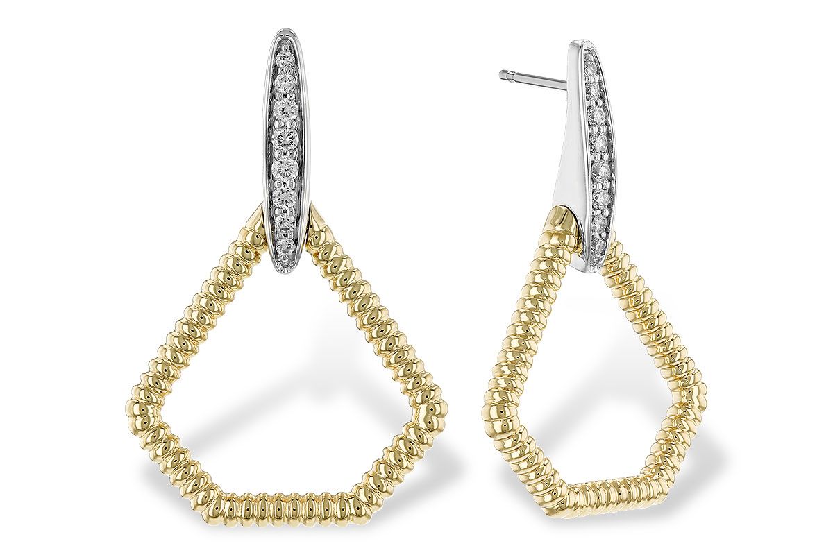 Gold and Silver hoop earrings