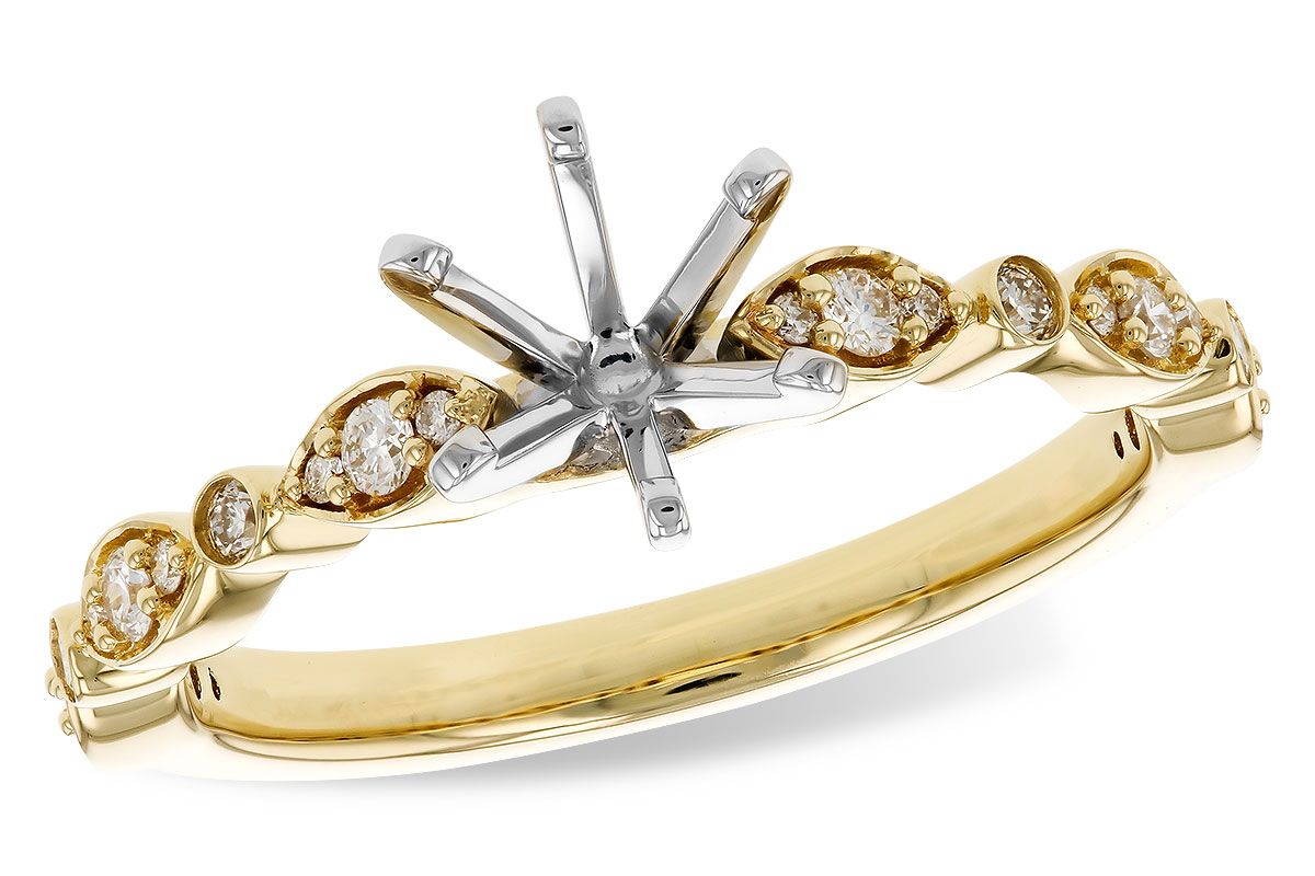 Gold Diamond Engagement Ring